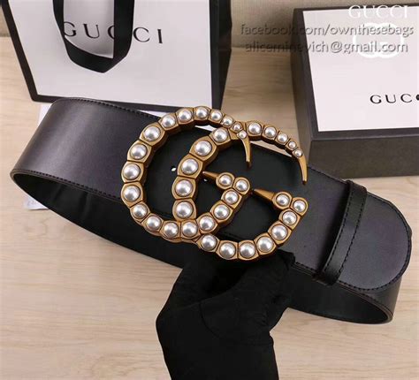 gucci wide belt with pearls|wide Gucci waist belt.